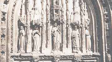 Facade de l'église Sainte Radegonde